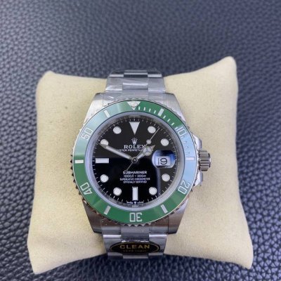 Clean Factory C Factory Rolex 126610 Submariner (Black/Green) 41Mm Features: 1.