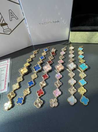 Top-grade 18K real gold heavy return Vca Van Cleef & Arpels Sweet Alhambra serie - Click Image to Close