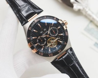White Gold Black Brand: Omega Type: Men's watch Case: Top version 316 stainless