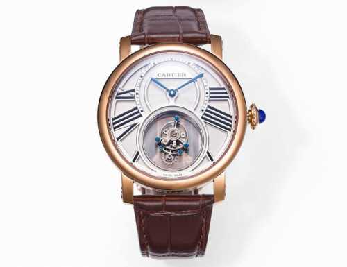 V2 version of Cartier Ap10 1. The tourbillon is electroplated in white, and the
