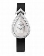 Chaumet Joseine Coronet watch features a classic teardrop shape paired with a di