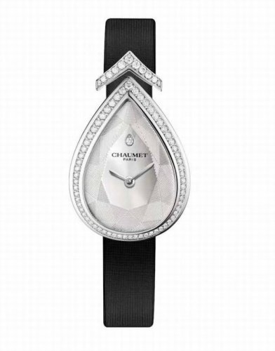 Chaumet Joseine Coronet watch features a classic teardrop shape paired with a di