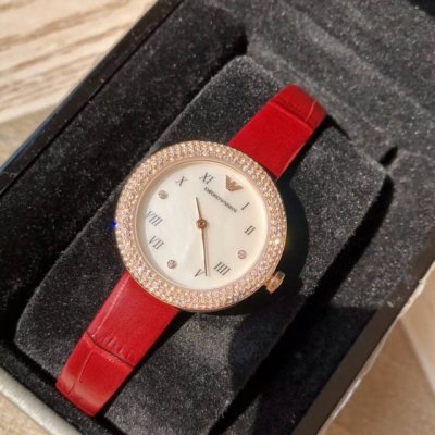 Tong Liya's same style! Armani ladies' quartz watch, Ar11357, bright dial with