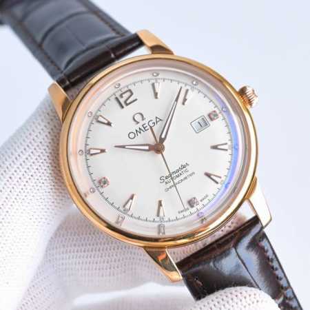 Platinum Omega 9015 9015 9015 Automatic Watch with Glass! Designed by the team o - Click Image to Close