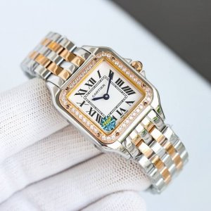White Steel, Gold Steel Panth Re De Cartier Goddess Mechanical Watch, It Is Not