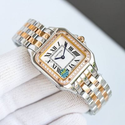 White Steel, Gold Steel Panth Re De Cartier Goddess Mechanical Watch, It Is Not