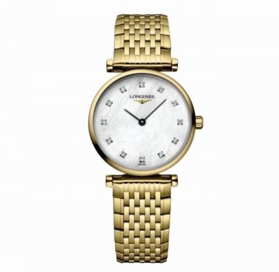 Longines La Grande Classique series women's watch, 24mm, natural mother-of-pearl