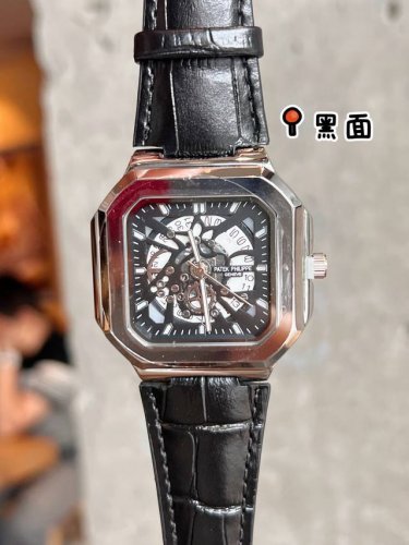 Patek Hollow Quartz Men's Watch The sharp corners of the watch make it more uniq