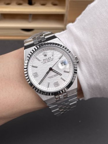 The new Rolex Land-Dweller, launched in 2025, features an integrated bracelet de