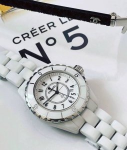 Shipping real shot WYSIWYG ~ Chanel J12 33Mm38Mm silver digital silver needle q