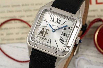 Cartier Santos Watch Is A Model Of Mature Charm Case Size 31.4X43.5Mm Stainless
