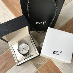 Montblanc Heritage Spirit series, automatic mechanical men's watch, ultra-thin