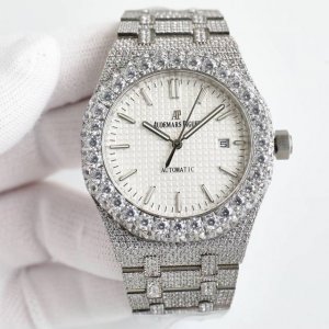 Audemars Piguet Royal Oak Series 15400 Ultra-Bright Night-Light Diamond Watch, F