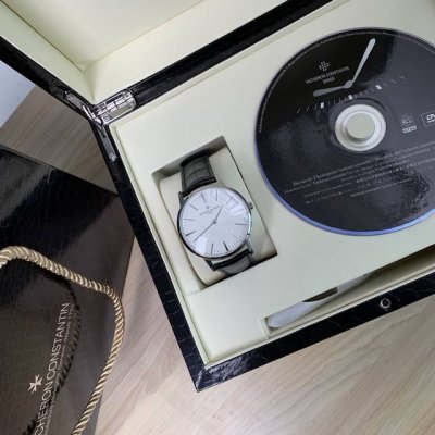 This ultra-thin Vacheron Constantin dress watch is a rare find. The dial is inc