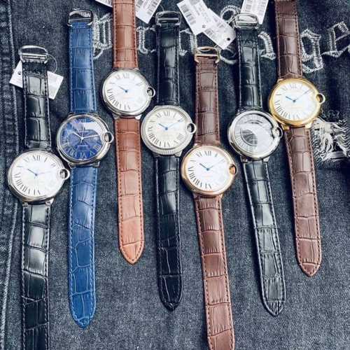 Platinum 340 Brand: Cartier Series: Blue Balloon Series Style: Classic Men's Wat