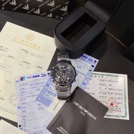 Genuine original Armani Renato series men's watch, showcasing exquisite details - Click Image to Close