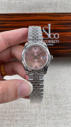 Gs! Rolex 31 Pink Datejust Series!