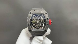 Japanese model, Richard Mille Rm35-02 carbon fiber series. This replica case and