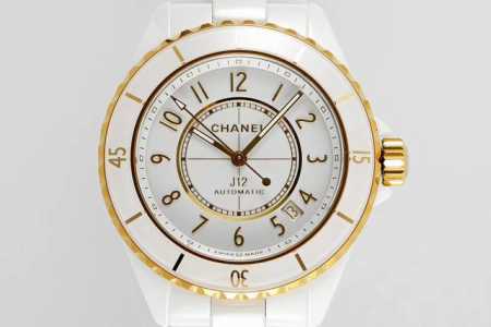 Chanel J12 Latest Black Ceramic And 18K Gold Model Finally Launched. Case: Black - Click Image to Close