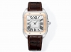 White-Gold Black Full Diamond Case +150. Hy Cartier Santos Women's 100Th Anniver