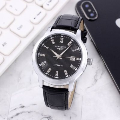 White: Inter-Gold: , All Black: , New Longines - Longines, Simple And Stylish, B