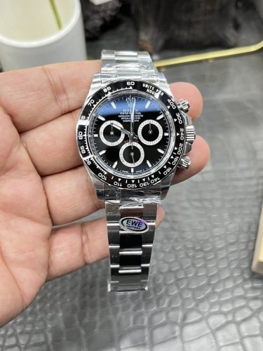 Ewe Rolex Daytona Series 40Mm Black New Ceramic Bezel Equipped With Shanghai 413