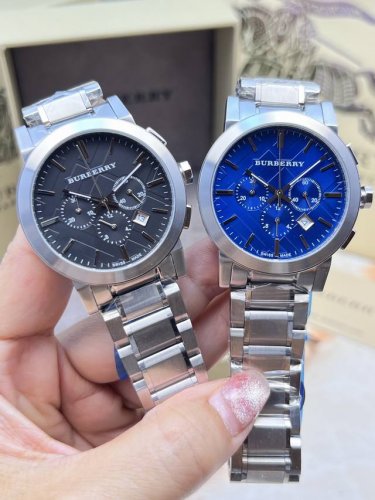 Burberry Men's 42mm, Imported Six-Hand Quartz Movement, British Style, Checkere