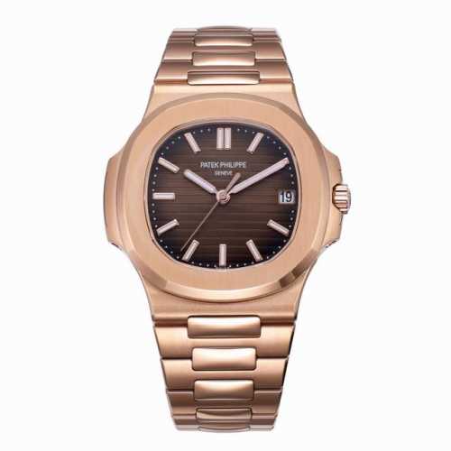 This is the top-of-the-line Patek Philippe Nautilus, a replica of the iconic Pa
