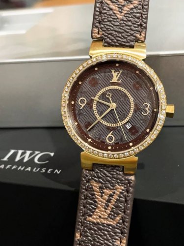 Light Diamond Circle Lv's Masterpiece, The Lv Tambour Slim Series Is Now Availab
