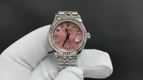 Today's Recommendation: Rolex Datejust, white case, pink 28mm, top-of-the-line J