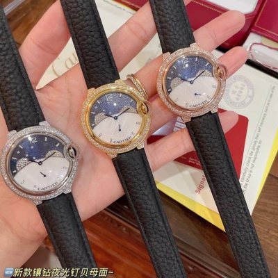 Cartier Blue Balloon Series Latest Model Unique Design With Diamond-Encrusted St