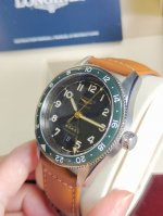 Longines Pioneer Zulu Time 42Mm Watch Case: Stainless Steel + 18K Coating Diamet