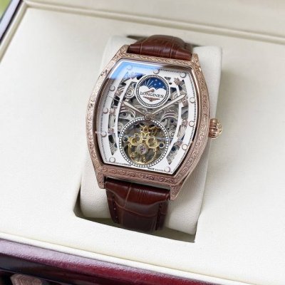 Exquisitely crafted, elegant and noble Longines-Longines men's watch. Fully auto