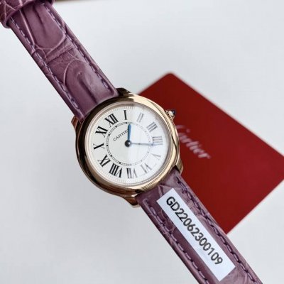 Cartier Rondelouis Quartz Rose Gold Alligator Leather Strap Watch. A brand new a Cartier Rondelouis Quartz Rose Gold Alligator Leather Strap Watch. A brand new a