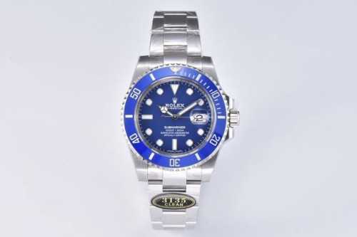 Clean Factory's 40mm Submariner Platinum and Blue Submariner 116619 series has b