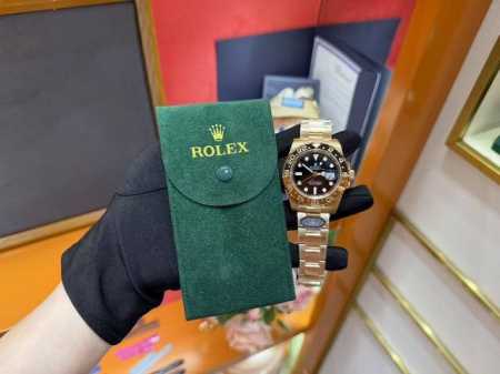 Full gold Greenwich Sarsaparilla hairy crab Clean 3285 mechanical movement 904L - Click Image to Close