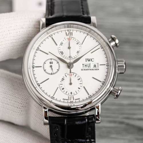 tw Passionately Interprets Iwc Portofino Chronograph Rb2. The Watch Size Is 4