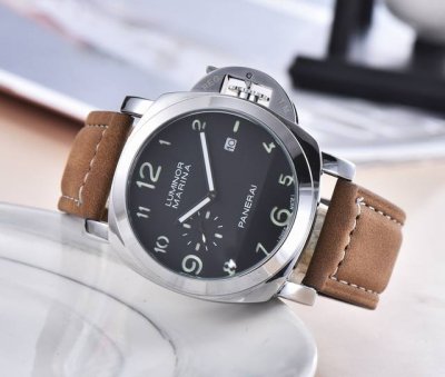 Panerai men's watch with super luminous features. Type: 2-handle, single-handle