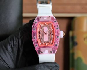 Richard Mille's latest Ladies RM07-02 Pink Lady Sapphire combines a feminine lo
