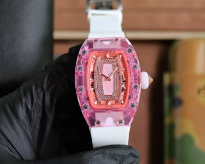 Richard Mille's latest Ladies RM07-02 Pink Lady Sapphire combines a feminine lo