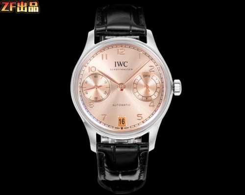 White-gold steel band + 200 ZF brand new IWC Portuguese VII, 42.4mm