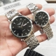 Gold case + 20 steel band + 20 Longines couple watch Original imported quartz mo