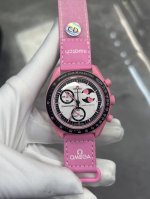 Exclusive Real Shot Omega's Latest S Watch Pink Moon Original Quality