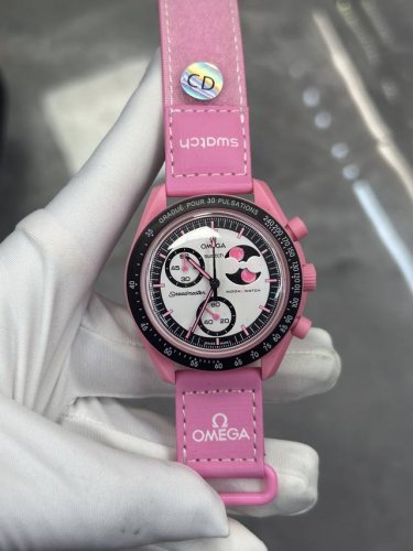 Exclusive Real Shot Omega's Latest S Watch Pink Moon Original Quality