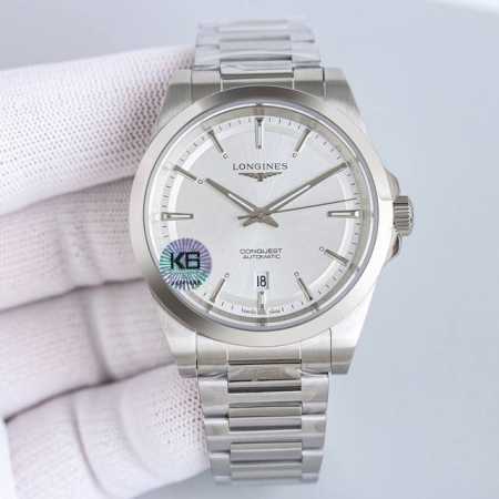 Longines Conquest Elantra series elegant silver, classic black, versatile green, - Click Image to Close