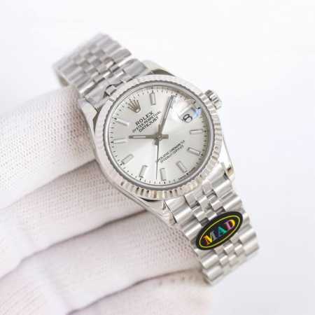 Upgraded Rolex Datejust 31Mm with Diamond-Studded Madv2 Version! This upgrade of - Click Image to Close