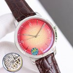 White case, gold case, diamond 50 Tw Factory originality. Glash