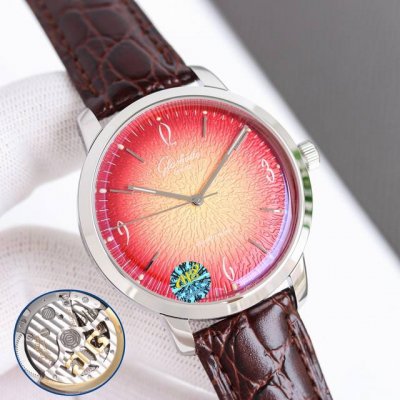 White case, gold case, diamond 50 Tw Factory originality. Glash