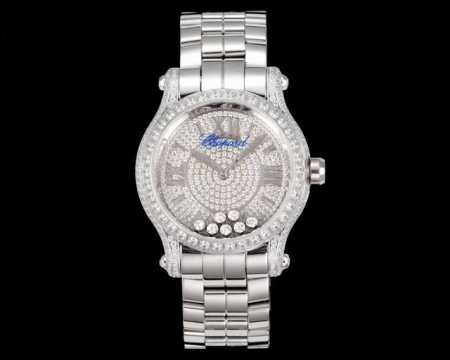 yf, White Gold Yf - New Arrival Full Diamond Happy Diamond 36mm 2025 Latest Mode - Click Image to Close