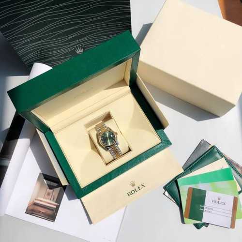 Rolex Women's Oyster Perpetual Watch! The case is 31mm in diameter. Forged from